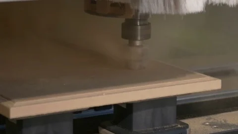 CNC milling machine at work Stock Footage 70708449