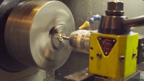 CNC milling machine at work Stock-Footage 83654545