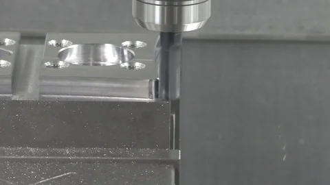 CNC milling machine working close up Vídeos de archivo 70657169