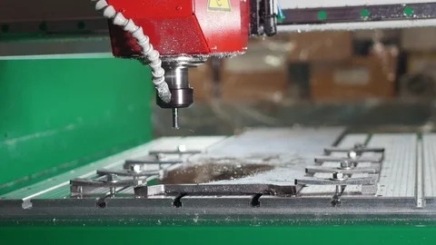 CNC milling or drilling machine Video stock 86816746