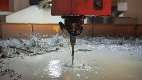 CNC milling or drilling machine Stock Footage 90567564