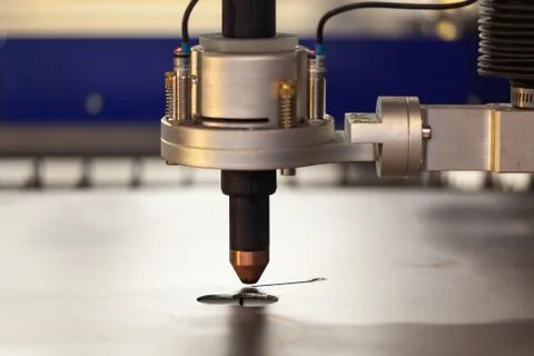 Cnc plasma cutting machine Stock Photos