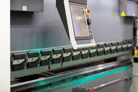 CNC press brake machine Stock Photos