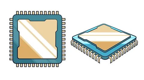 CNC in retro style Stock Illustration