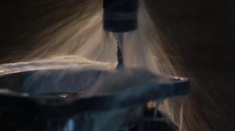 CNC tapping process Stock Footage 62691423