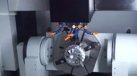 CNC turning center Stock-Footage 64754855