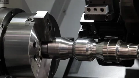 CNC turning center Stock Footage 64755245