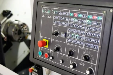 Cnc turning centre Stock Photos