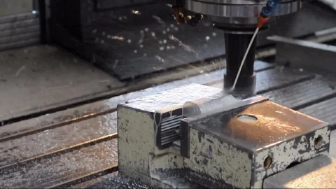 Cnc turning machine Stock-Footage 83614592