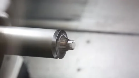 CNC turning machine 库存影片 90750026