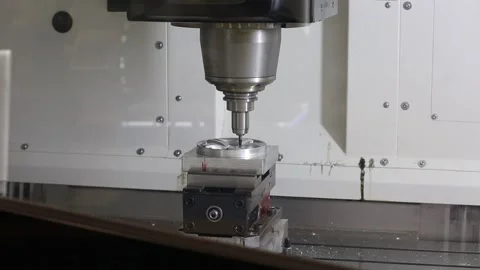 CNC vertical machining center 库存影片 90750036