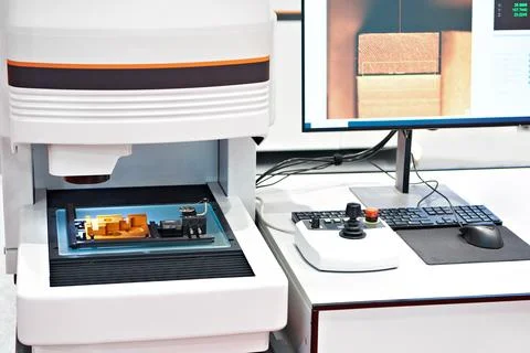 CNC vision measuring system Stock Photos