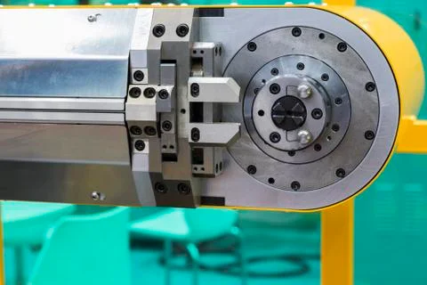 CNC wire bending machine ; Stock Photos