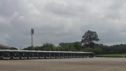 Cng powered buses enugu 07 06 2025 Stock Footage 312594046
