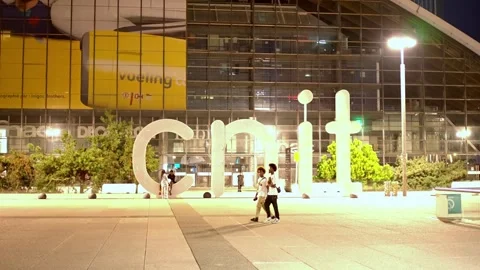 CNIT Building at La Defense district in Paris - CITY OF PARIS, FRANCE - Stock Footage 251511005