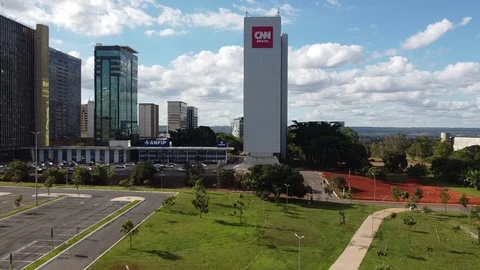 CNN Building Brasilia Stock Footage 129706779