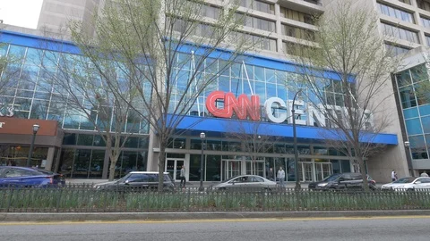 The CNN center in Atlanta Stock Footage 87053403