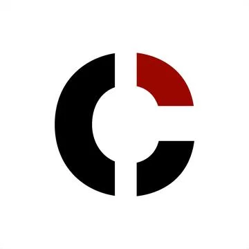 CO, Ci, COi, iOC initials geometric letter company vector logo and icon Stock Illustration