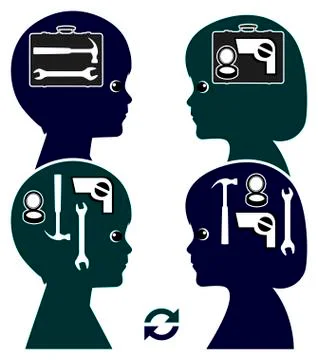 Co-Education Concept Stock Illustration