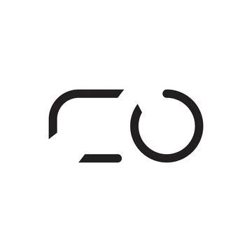 Co initial letter vector logo icon Stock Illustration