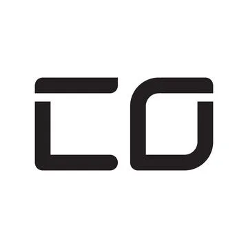 Co initial letter vector logo icon Stock-Illustration