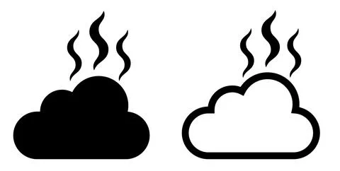 Co2 carbon dioxide cycle icon. Co2 emissions neutral Stock Illustration