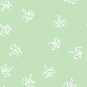 Co2 crossed nameplate line vector seamless pattern Illustrazione stock