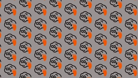 CO2 Emissions Cloud Pattern. Stock Footage 325383417