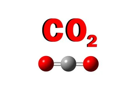 CO2 Illustrazione stock