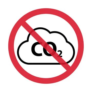 CO2 reduce cloud icon, clean global emission, environment eco design symbol v Stock Illustration