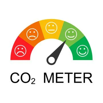 CO2 reduce cloud icon, clean global emission, environment eco design symbol v Stock Illustration