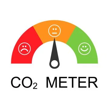 CO2 reduce cloud icon, clean global emission, environment eco design symbol v Stock Illustration