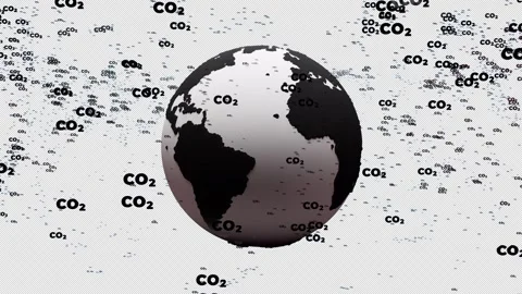 CO2 World Particles 01-alpha Stock Footage 265415296