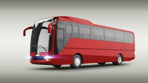 Coach Bus Stock Illustration