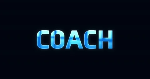 Coach. Electric lightning word. Text Animation Stock Footage 138079260