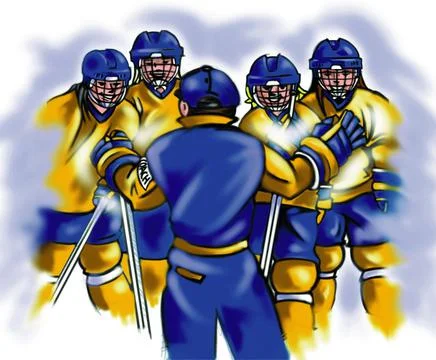 Coach Giving Instruction Stock Illustration