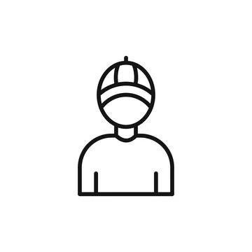 Coach icon logo sign vector outline Stock Illustration