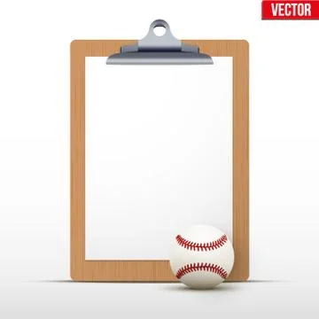 Coaching blank clipboard Stock Illustration