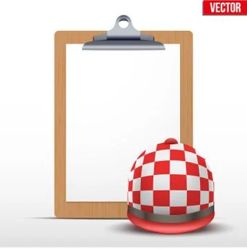 Coaching blank clipboard Stock Illustration