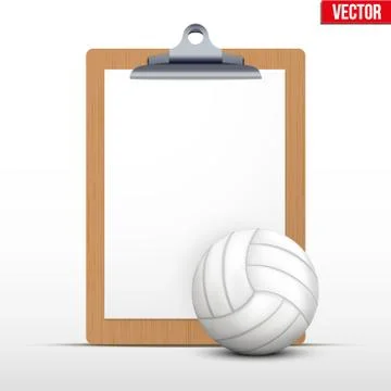 Coaching blank clipboard Stock Illustration