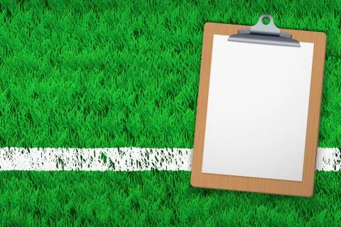 Coaching blank clipboard Stock Illustration