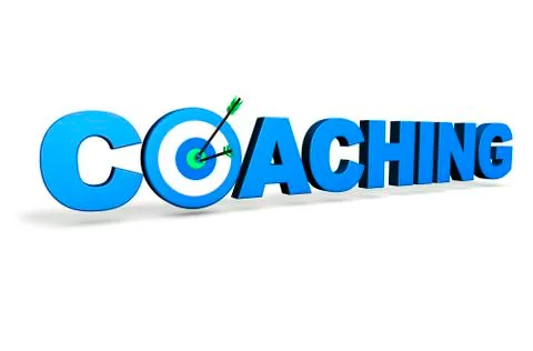 Coaching business target concept Stock Illustration