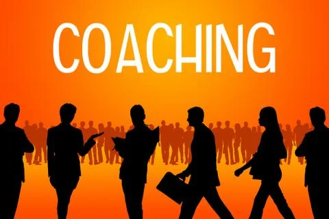 Coaching community Stock Illustration