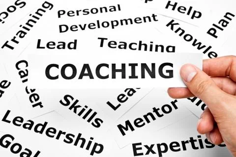 Coaching concept Stock Photos