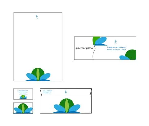 Coaching eco friendly stationary Stock Illustration