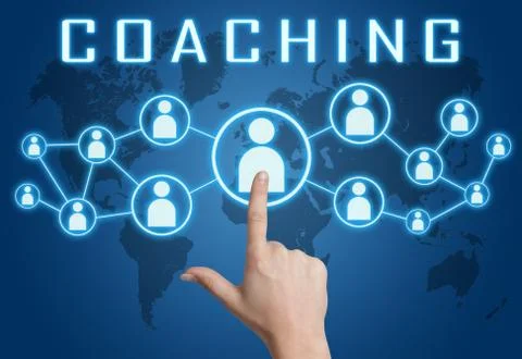 Coaching Illustrazione stock