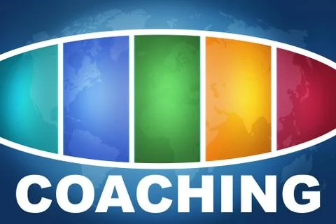 Coaching Stockillustratie