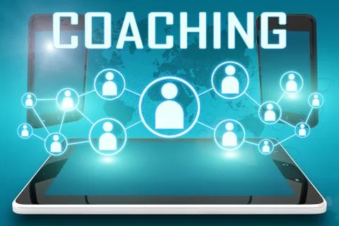 Coaching Illustrazione stock