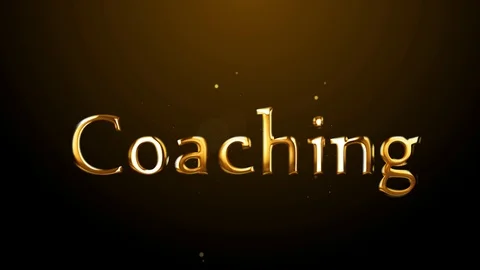 Coaching text concept Stock Footage 86912109