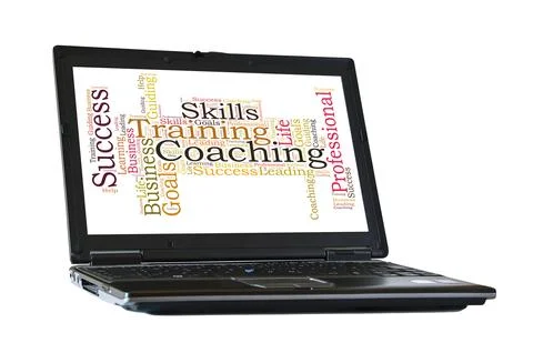 COACHING word cloud Stock Photos